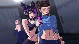 Juri Han and Chun Li become gym friends | CEO of MI.LFS comic dub