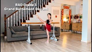 RAD Grade 3 Ballet - Grand Battement Devant