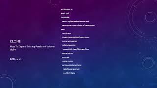 OpenShift Data Foundation - Expand, Clone and Snapshot Persistent Volume Claim.