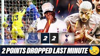 2 POINTS DROPPED IN THE LAST MINUTE  Everton 2-2 Tottenham EXPRESSIONS REACTS!
