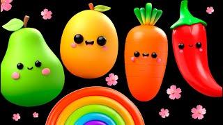 BABY FRUIT DANCING In the Spring  SENSORY VIDEO 