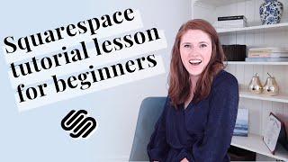 Squarespace tutorial lesson for beginners