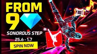 New Event 2024  Sonorous Step Return in Pakistan Server | Sonorous Step Emote From 9 Diamond In FF