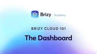 Get the Dashboard Overview Now with Brizy | Lesson 01