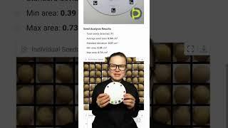 Soybean Seeds QA: Count and visual assessment with AI using web-tool #petiolepro
