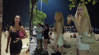 [4k] Pattaya freelancer beach road 2024 | thailand nightlife today |