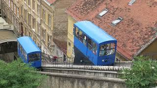 WORLD'S SHORTEST FUNICULAR RAILWAY: ZAGREB, CROATIA! (4K)