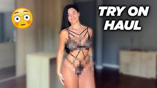 TRANSPARENT BODYSUIT LINGERIE TRY ON HAUL