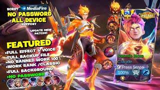 UPDATED Script Claude PRIME No Password | Effect & Voice - New Patch Mobile Legends