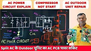 AC PCB Power Circuit Full Explain || AC PCB Repairing Course || Inverter AC PCB Circuit Repair