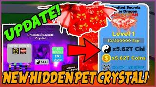 *NEW* Hidden Pet Crystal Location and New Pet Stats Update on NINJA LEGENDS! | Ninja Legends Roblox