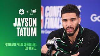 Jayson Tatum Postgame Press Conference | Eastern Conference Finals Game 1 vs. Indiana Pacers
