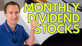 Monthly Dividend Stocks - My Top 12 List For 2021