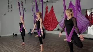 Aerial Yoga class