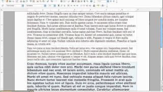 How to format text in Open Office Writer