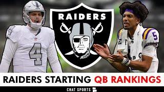 Raiders Starting QB Rankings Before The 2024 NFL Draft: Who Is Most Likely To Start For Las Vegas