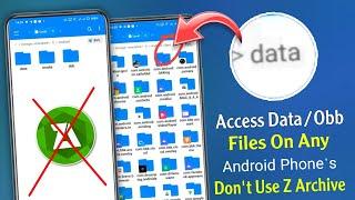 Obb File Acces | Data File Access | Access Data Obb Files By New Method | Data Folder Access Problem