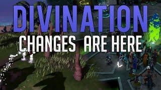 Divination training is now faster and more AFK