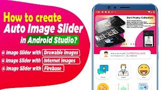 How to Create Auto Image Slider in Android Studio Apps ? Auto Image Slider in Android?