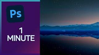 Reflection Effect in Photoshop | 1 Minute Tutorial