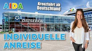 AIDA: Individuelle Anreise & (Early) Check-in bei Kreuzfahrten ab Deutschland