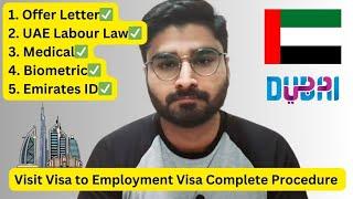 How to Convert UAE Visit Visa into Employment Visa | Dubai Jobs