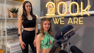 200K Subscribers - ASMR Relaxing Massage by Maya to Amazing Model