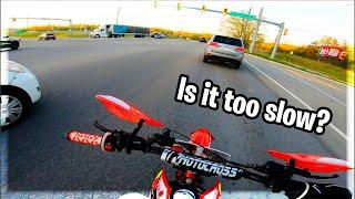 Riding The Apollo RFZ Dirt/Pit Bike In Traffic! (Chinese Dirt Bike Review)