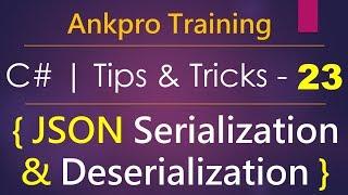 C# tips and tricks 23 - How to serialize & deserialize object to JSON using newtonsoft.JSON library