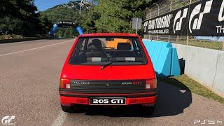 Gran Turismo 7 | Peugeot 205 GTi 1.9 '88 - Sardegna - Road Track Layout A [PS5Pro]