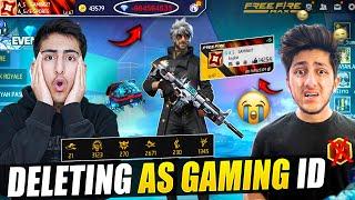Deleting My Brother Account Id Hack Prank Wasting Diamonds Kicking From Guild - Garena Free Fire