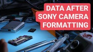 data extraction after format sony 7AIII