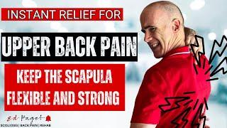 Get Rid Of Upper Back Pain In 30 Seconds