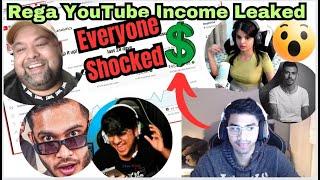 Rega Leaked His YouTube Income  | Mortal Yuzi Bhai, GoldyBhai Shocked Amount 🫣 #regaltos