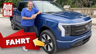 Ford F-150 Lightning (2022) | Kann der E-Pick-up dem Verbrenner das Wasser reichen? | Thomas Geiger