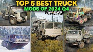 Top 5 Best Mods of 2024 Q4 in SnowRunner You Must Need in Game