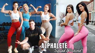 GIRLS VS GUYS Leg Workout ft. Rob Lipsett | ALPHALETE Black Friday Photoshoot