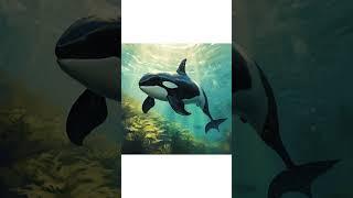 Unveiling the Enchantment: AI-Generated Orca with Big Eyes Emerges! #aiart #aiartistry #unveilingai