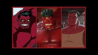 Red Hulk Evolution in Cartoons (Thunderbolt Ross)(2018)