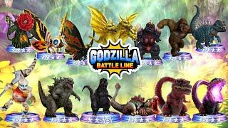 ALL 4 STAR LEGENDARY Battle UNITS UNLOCK SHINGODZILLA GMK GODZILLA in Godzilla Battle line 哥斯拉战线