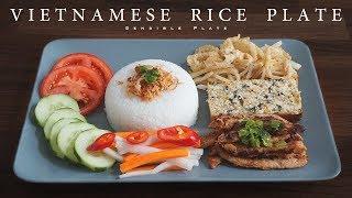 How to Make Vietnamese Broken Rice Plate (Vegan) | Sensible Plate
