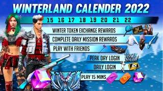 Winterland Event Free Fire 2022 | Winterland Event Free Rewards | Christmas Event Free Fire 2022