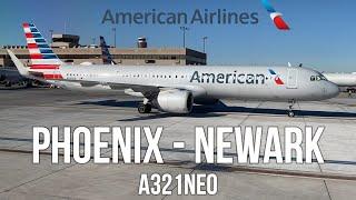 Flying on American's A321NEO | Phoenix to Newark | Economy