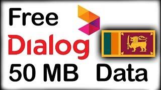 || 50 mb Free data from Dialog || Srilanka || Tamil || English || Sinhala