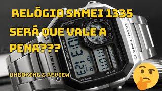 UNBOXING RELÓGIO SKMEI 1335, SERÁ QUE VALE A PENA???