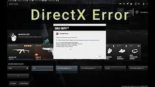 HOW TO FIX DIRECTX ERROR IN WARXONE | MW3 | AUTO FIX