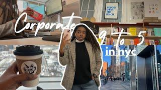WORKING 9 TO 5 OFFICE JOB IN NYC | CORPORATE DAY IN THE LIFE