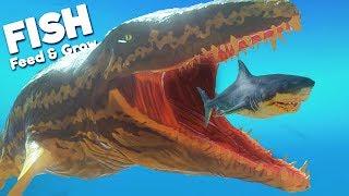 *NEW* PREHISTORIC PROGNATHODON BEAST! | Feed and Grow Fish