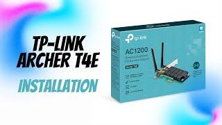 Unboxing & Installation of Tp-link Archer T4E Wireless Adapter