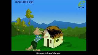 CBSE,ICSE,NCERT - Class 1- English - Three Little Pigs